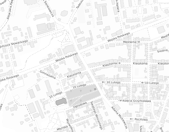 Mapa z adresem organizacji