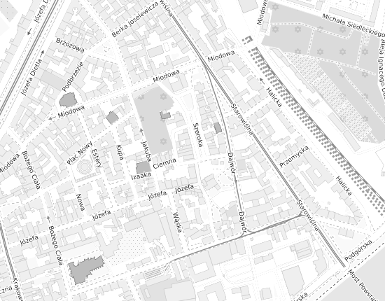 Mapa z adresem organizacji