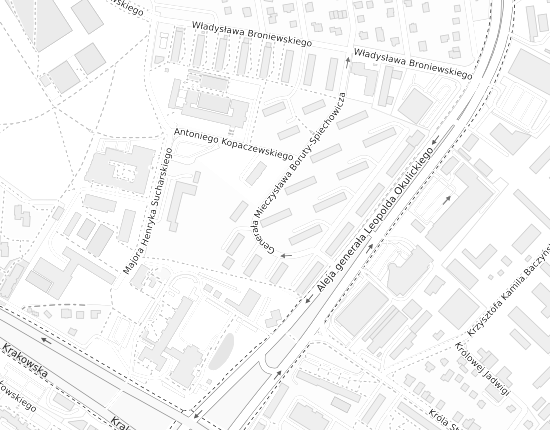 Mapa z adresem organizacji