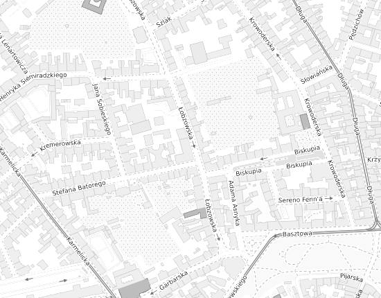 Mapa z adresem organizacji