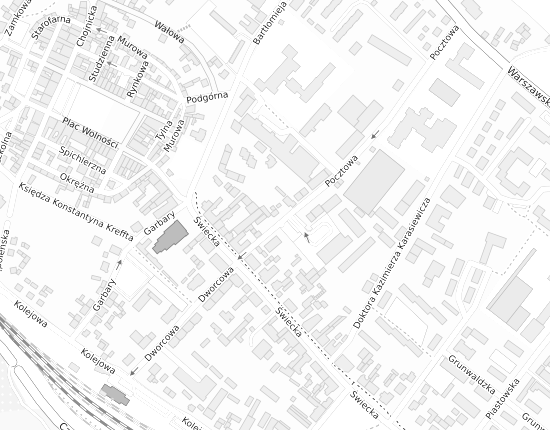 Mapa z adresem organizacji
