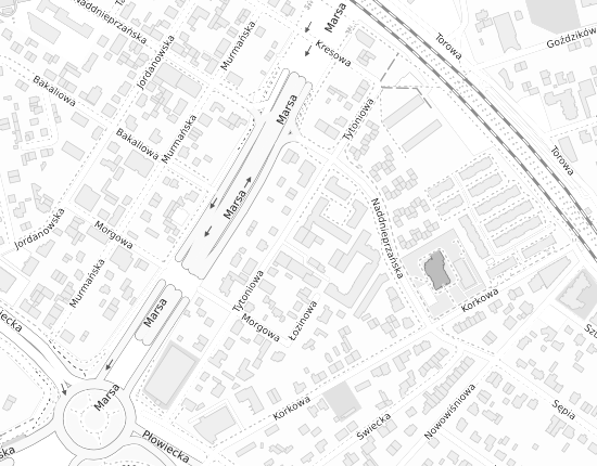 Mapa z adresem organizacji
