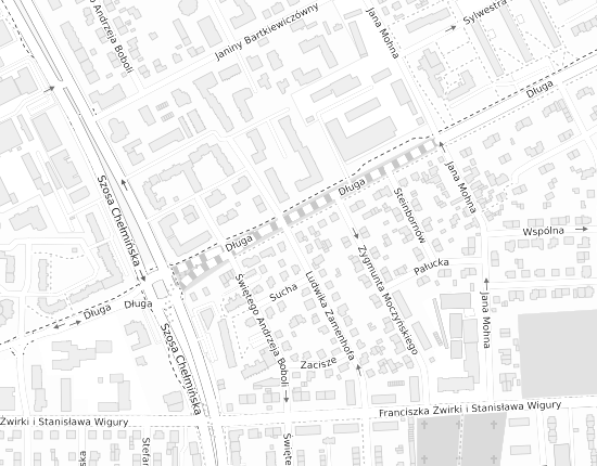 Mapa z adresem organizacji
