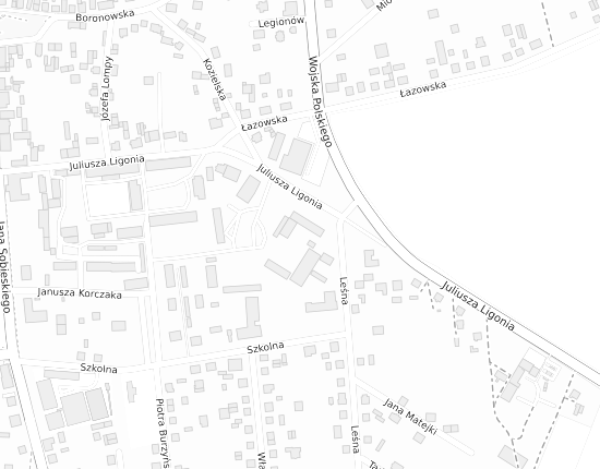 Mapa z adresem organizacji