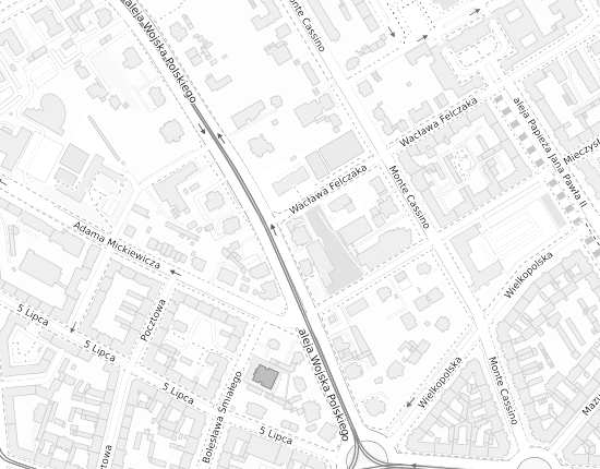 Mapa z adresem organizacji
