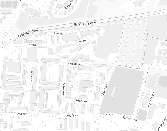 Mapa z adresem organizacji