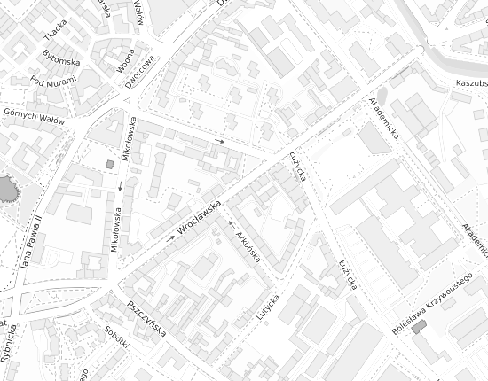 Mapa z adresem organizacji