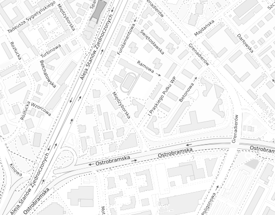 Mapa z adresem organizacji