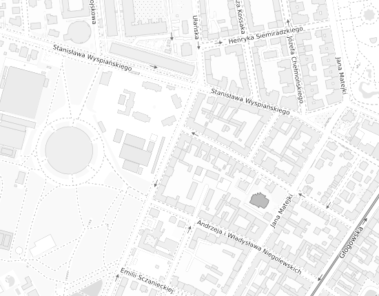 Mapa z adresem organizacji