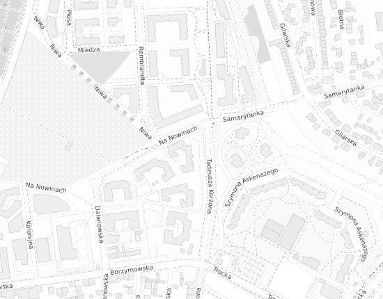 Mapa z adresem organizacji