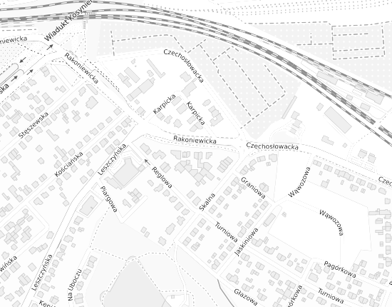 Mapa z adresem organizacji
