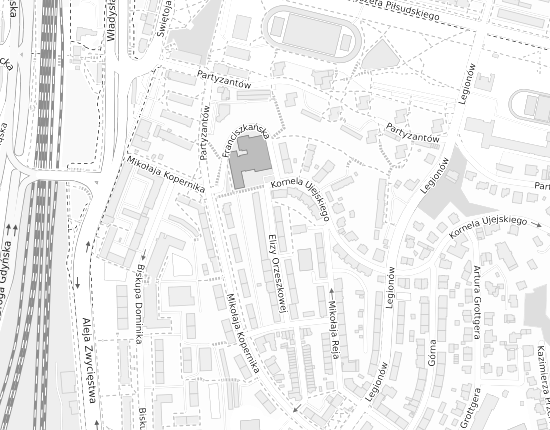 Mapa z adresem organizacji