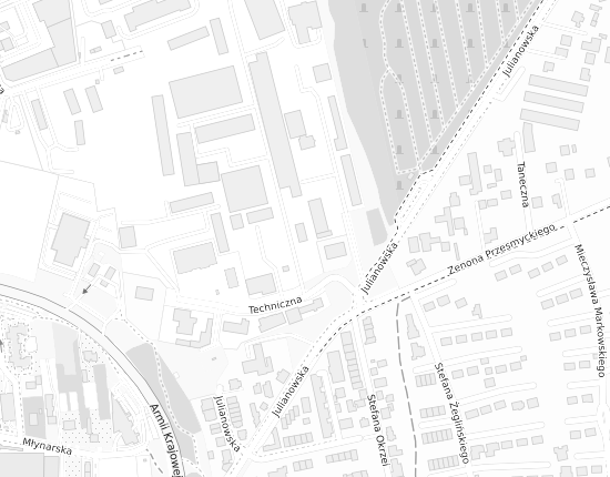 Mapa z adresem organizacji