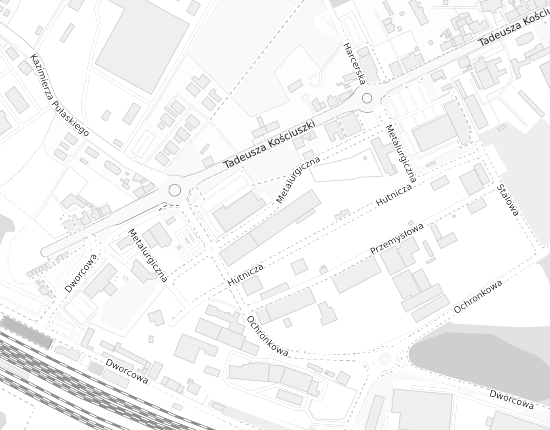 Mapa z adresem organizacji