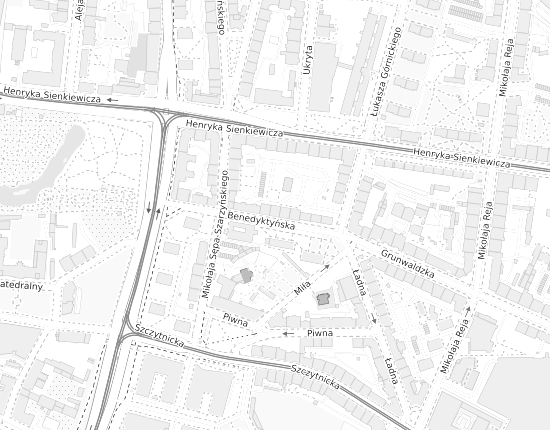 Mapa z adresem organizacji