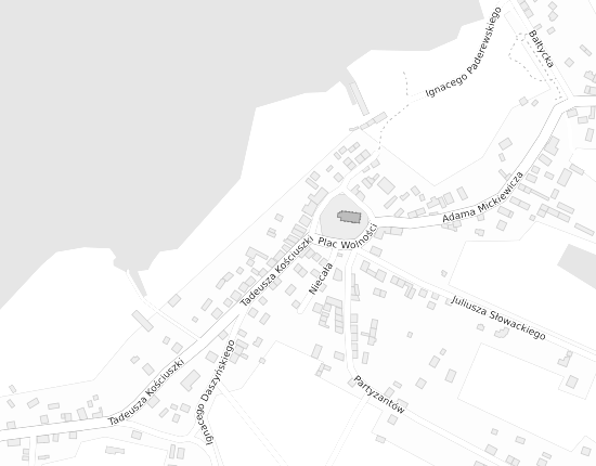 Mapa z adresem organizacji