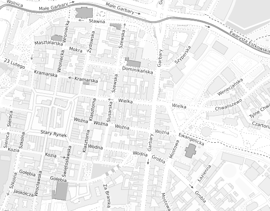 Mapa z adresem organizacji