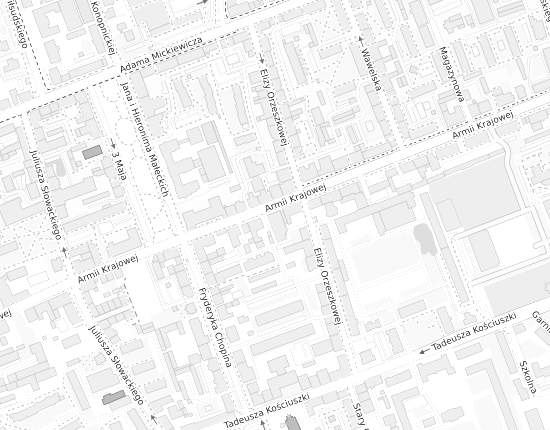 Mapa z adresem organizacji