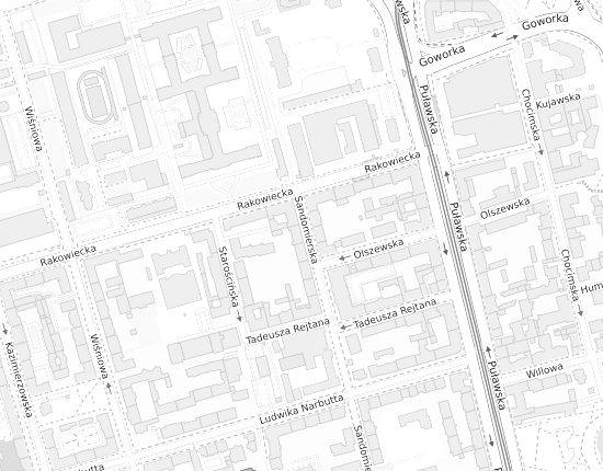 Mapa z adresem organizacji