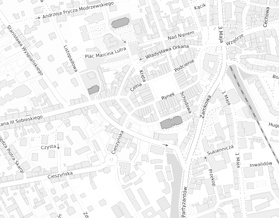 Mapa z adresem organizacji