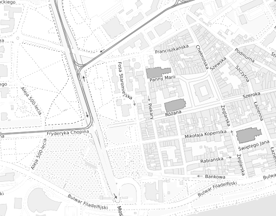 Mapa z adresem organizacji