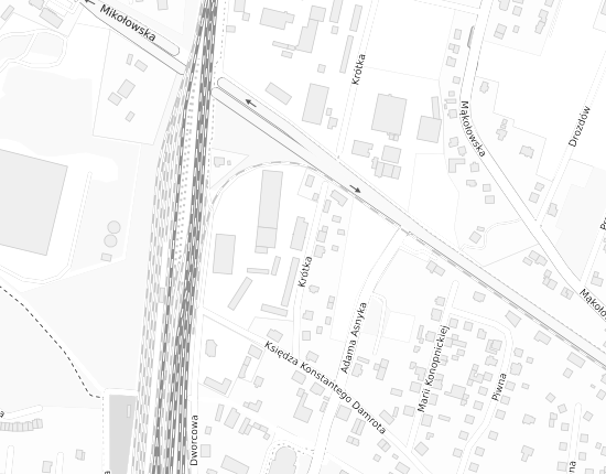 Mapa z adresem organizacji