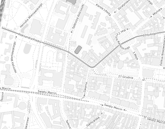 Mapa z adresem organizacji