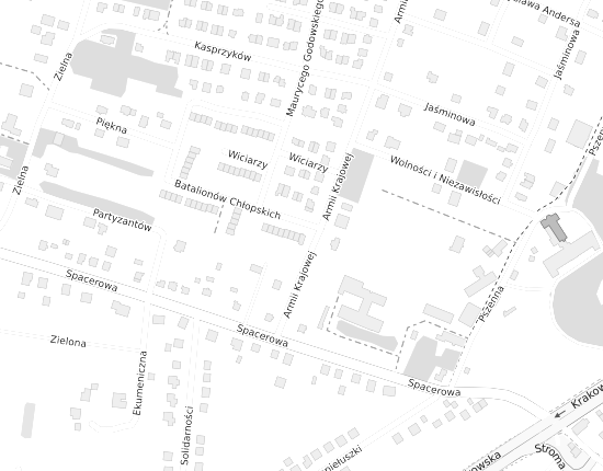 Mapa z adresem organizacji