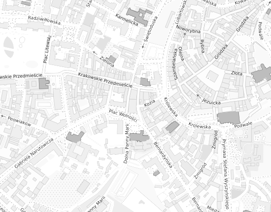 Mapa z adresem organizacji