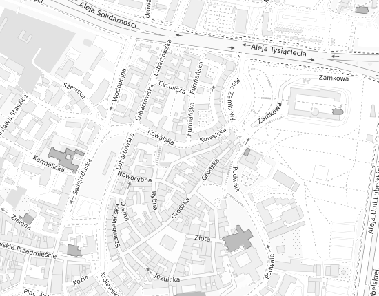 Mapa z adresem organizacji