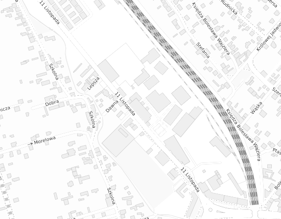 Mapa z adresem organizacji
