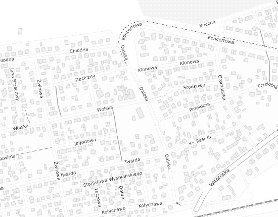 Mapa z adresem organizacji