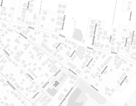 Mapa z adresem organizacji