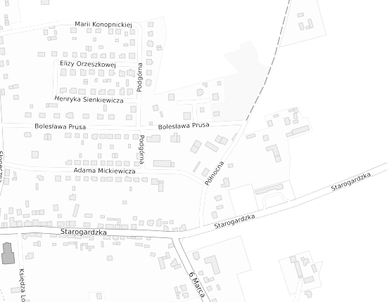 Mapa z adresem organizacji