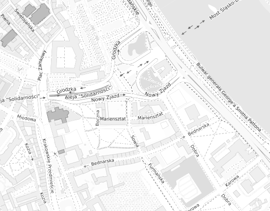 Mapa z adresem organizacji