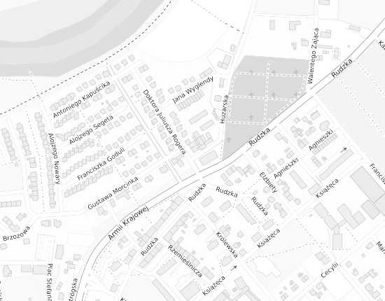 Mapa z adresem organizacji