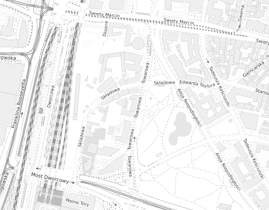 Mapa z adresem organizacji