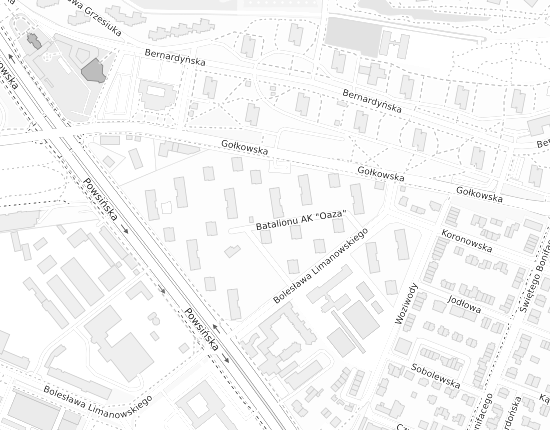 Mapa z adresem organizacji