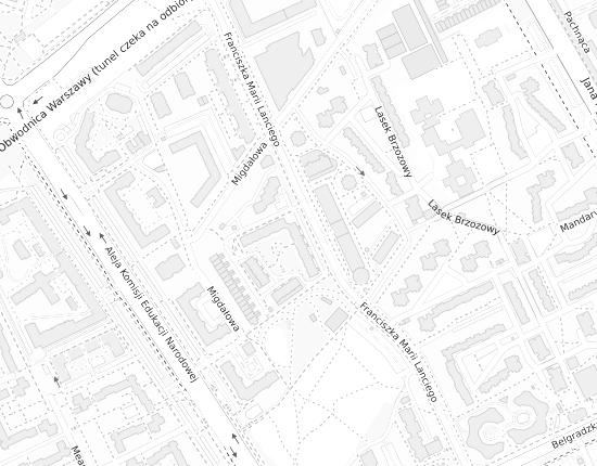 Mapa z adresem organizacji