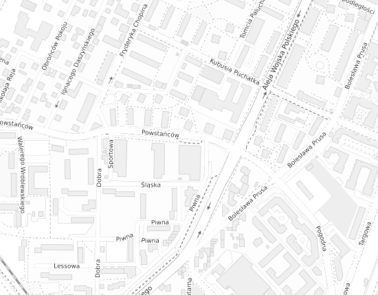 Mapa z adresem organizacji