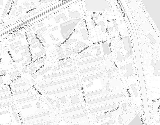 Mapa z adresem organizacji