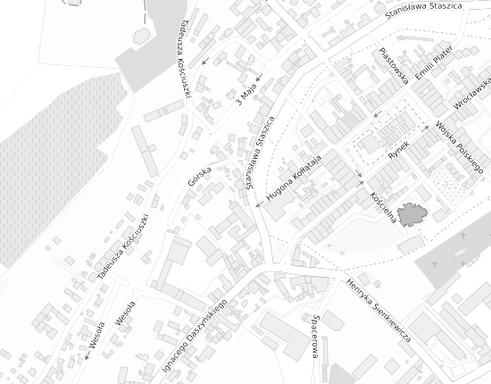 Mapa z adresem organizacji