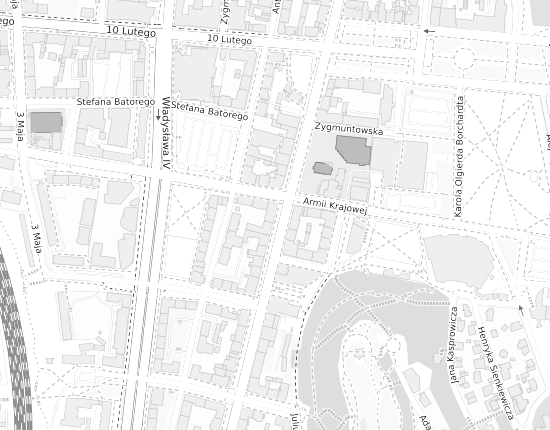 Mapa z adresem organizacji