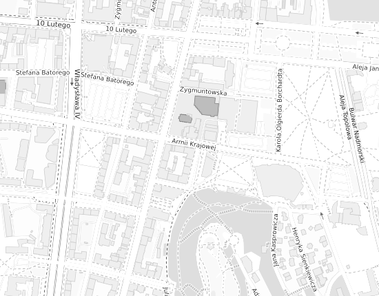 Mapa z adresem organizacji