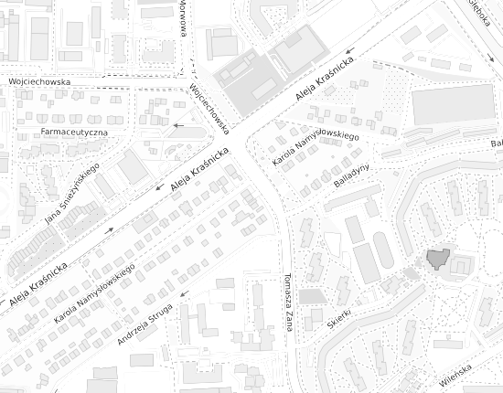 Mapa z adresem organizacji