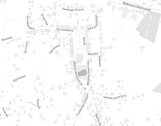 Mapa z adresem organizacji