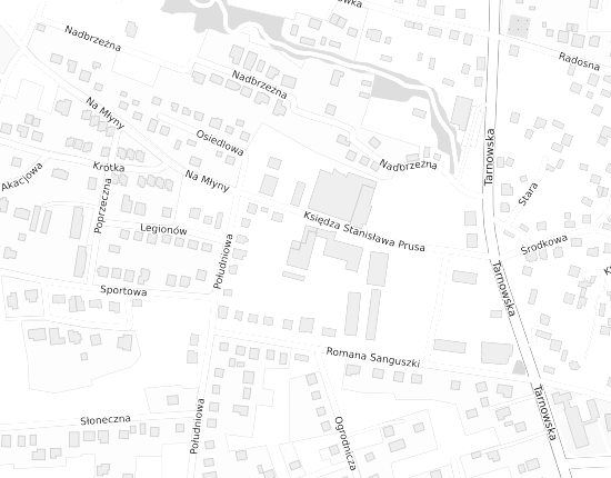 Mapa z adresem organizacji
