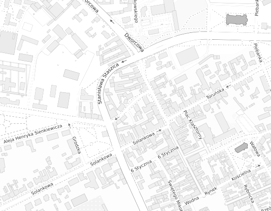 Mapa z adresem organizacji