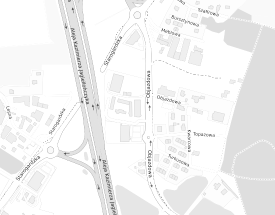 Mapa z adresem organizacji