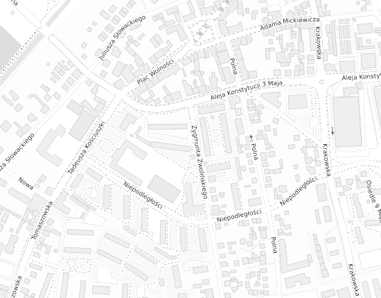 Mapa z adresem organizacji
